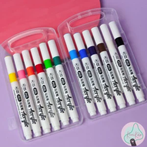 Marcadores acrílicos unicornio x12