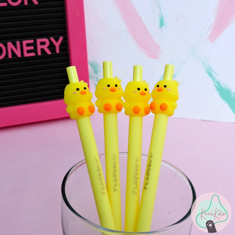 Portaminas pollito kawaii para mina 0.7mm