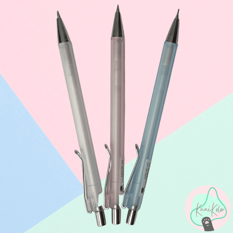 Portaminas sencillo traslucido para mina 0.7mm
