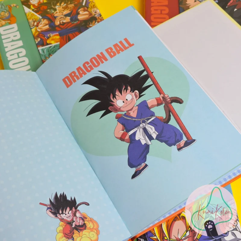 Agenda planeador de dragon ball con portada pasta dura y cierre de iman 04