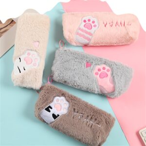 Cartuchera peluche de huellita