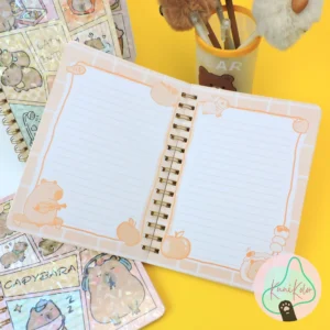 Cuaderno capibara kawaii + mini agenda