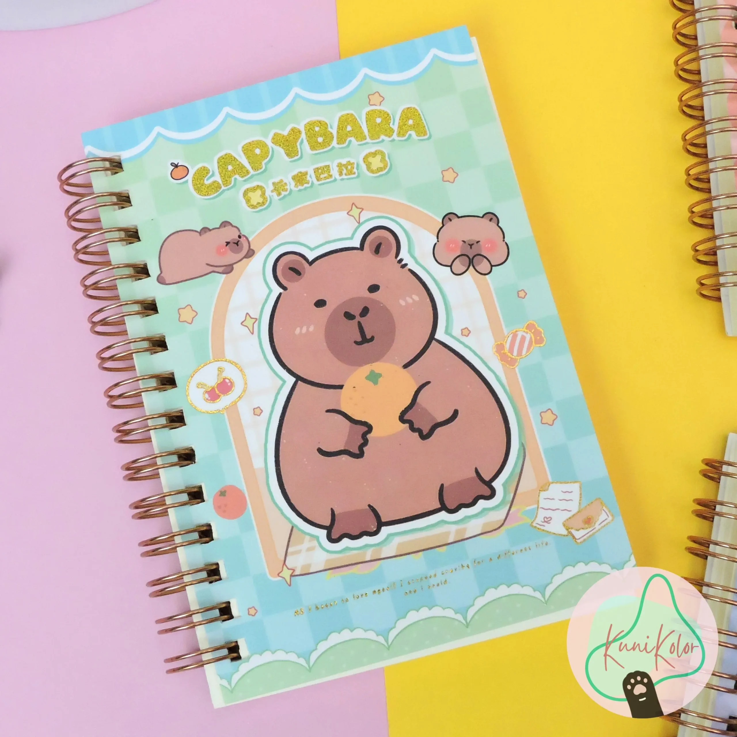 Libreta capibara kawaii 3 Agenda pequena rayada capibaras kawaii kunikolor 03 1 scaled Libreta capibara kawaii - Image 3