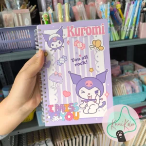 Libreta Kuromi argollada