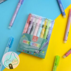 Marcadores doble trazo klipp x8