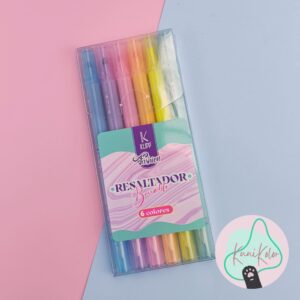 Resaltadores borrables Klipp fashion x6