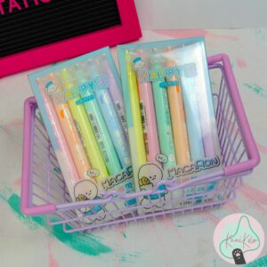 Resaltadores borrables macarron x6