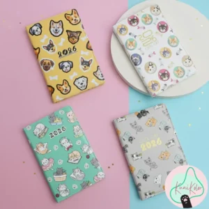 Agenda 2026 perros y Gatos Kawaii