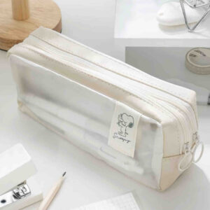 Cartuchera Snoopy Beige