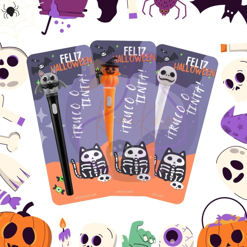 Esfero-lapicero-luz-halloween-kawaii-con-empaque-personalizado-01