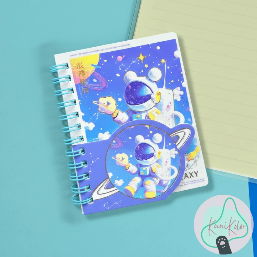 Agenda mini argollada Galaxy Astronauta 2 Agendo mini argollada astronauta galaxy kunikolor 02 Agenda mini argollada Galaxy Astronauta - Image 2