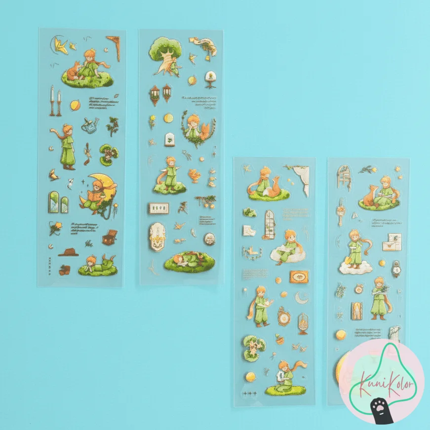 Set stickers cute El principito 2 Set stickers principito cute kawaii kunikolor 02 1 Set stickers cute El principito - Image 2