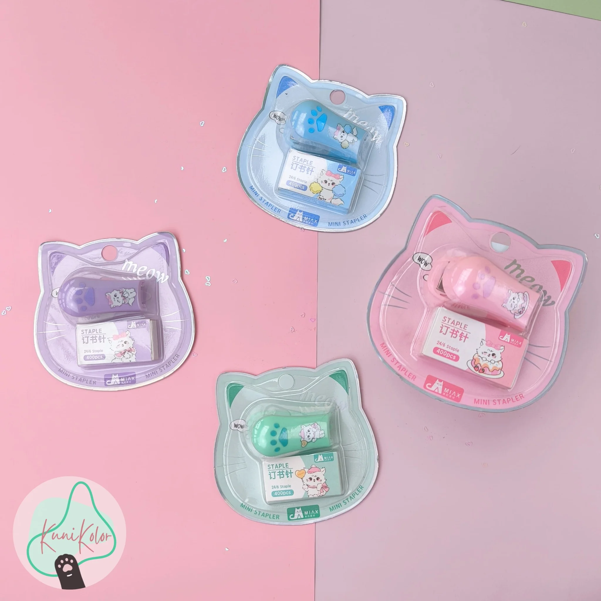 Cosedora Kawaii de Gatitos con Repuestos 2 Cosedora gatos meow con repuestos kawaii kunikolor 01 Cosedora Kawaii de Gatitos con Repuestos - Image 2