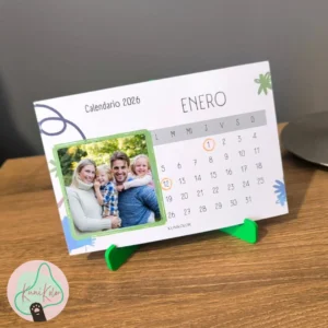 calendario con fotos personalizado base triangular kunikolor 03