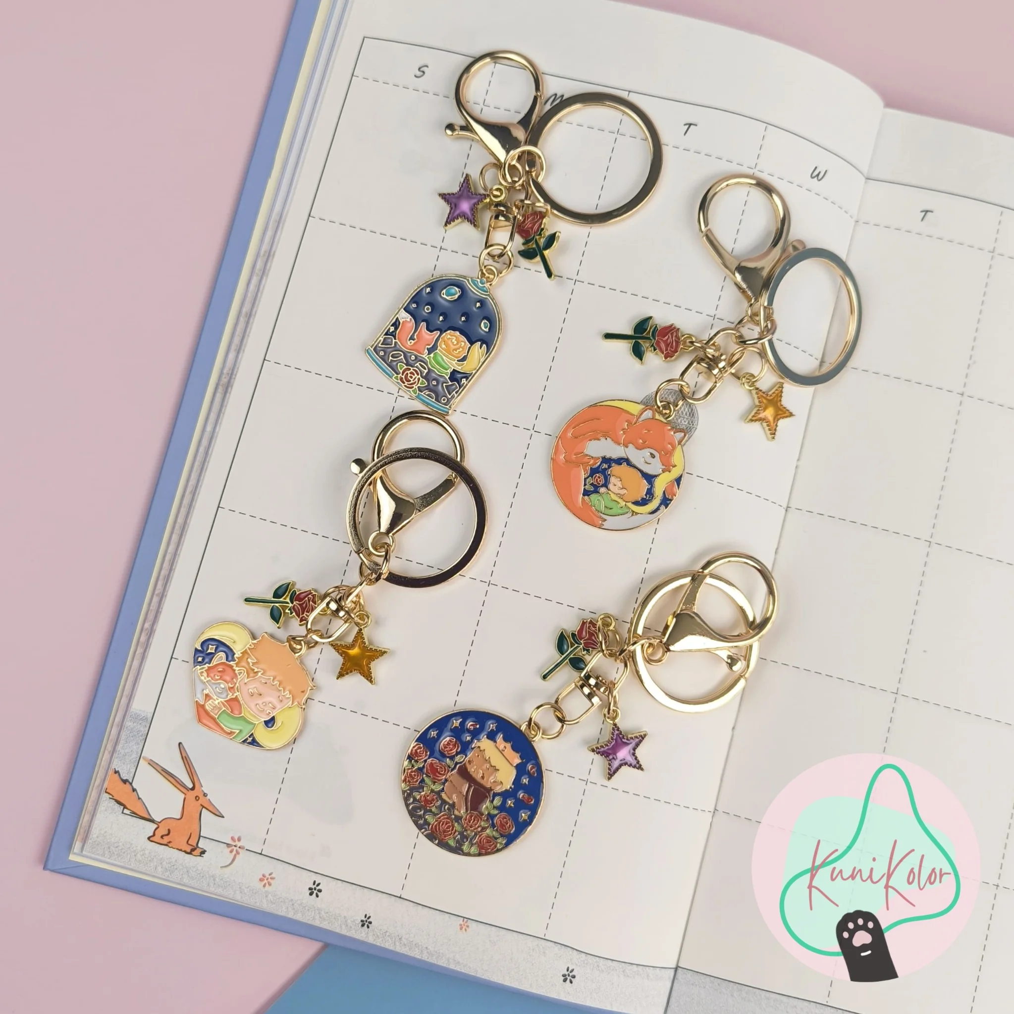 Llavero El Principito Dorado 1 llavero el principito dorado kunikolor kawaii 02 Llavero El Principito Dorado