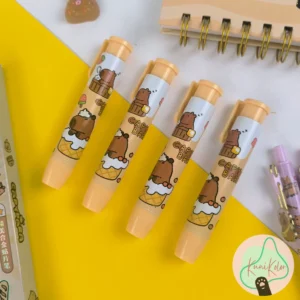 Borrador Retráctil Capibara Kawaii