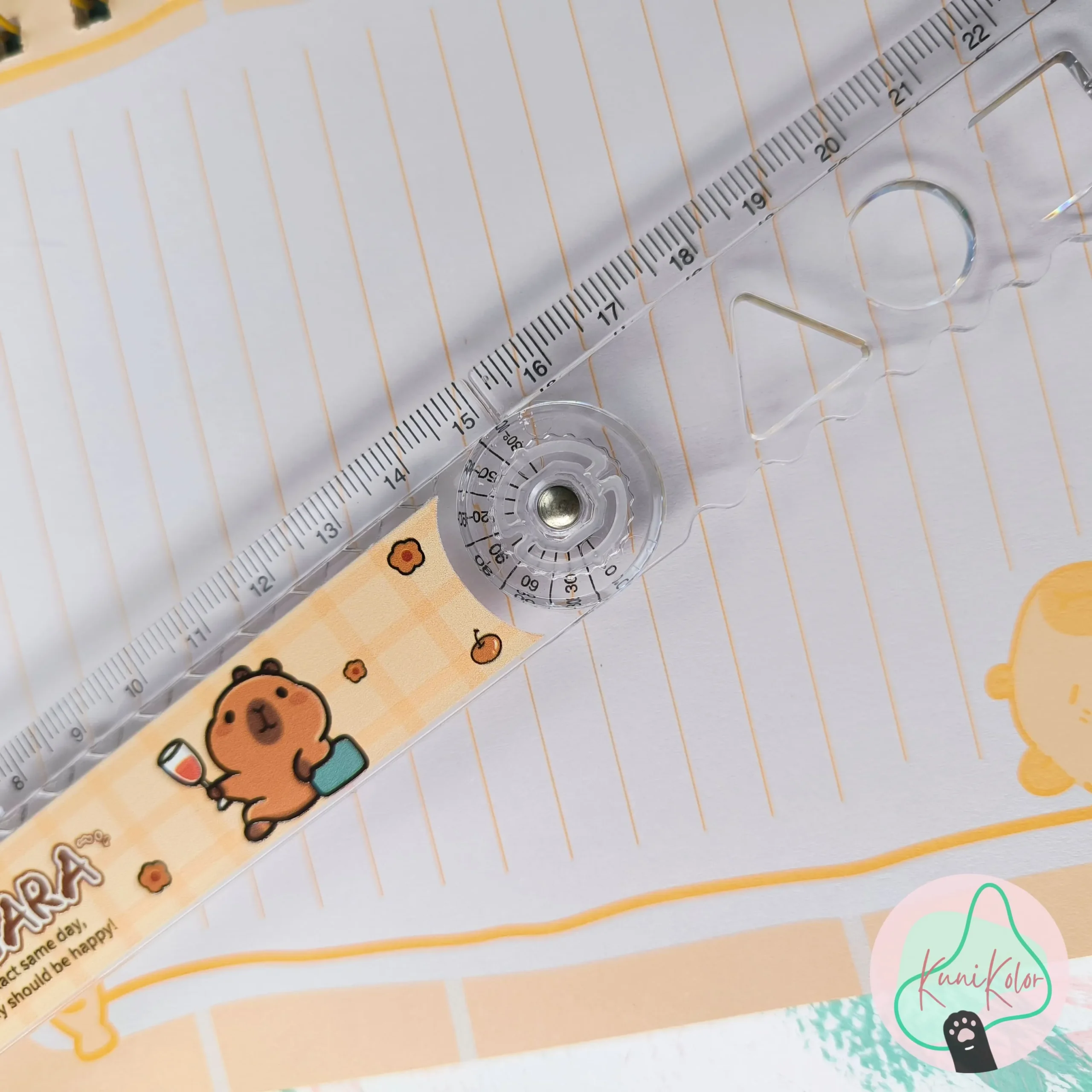 Regla Plegable Capibara 4 Regla extendible capibara kawaii kunikolor 06 scaled Regla Plegable Capibara - Image 4