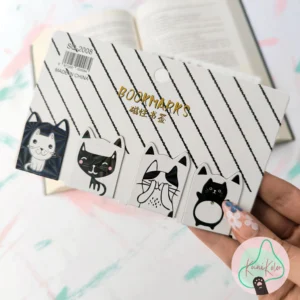 Papelería kawaii Kunikolor 11 Separador de libros con iman gatos sencillo x4 kawaii kunikolor 02 Separadores Magnéticos Gatitos x4
